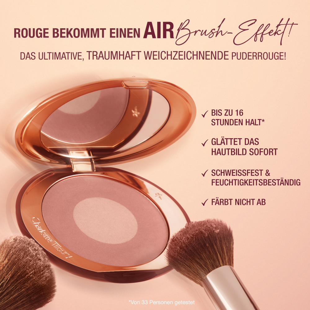 AIRbrush Blush Blur - Infographic Blush gets Airbrushed Swish + Pop 