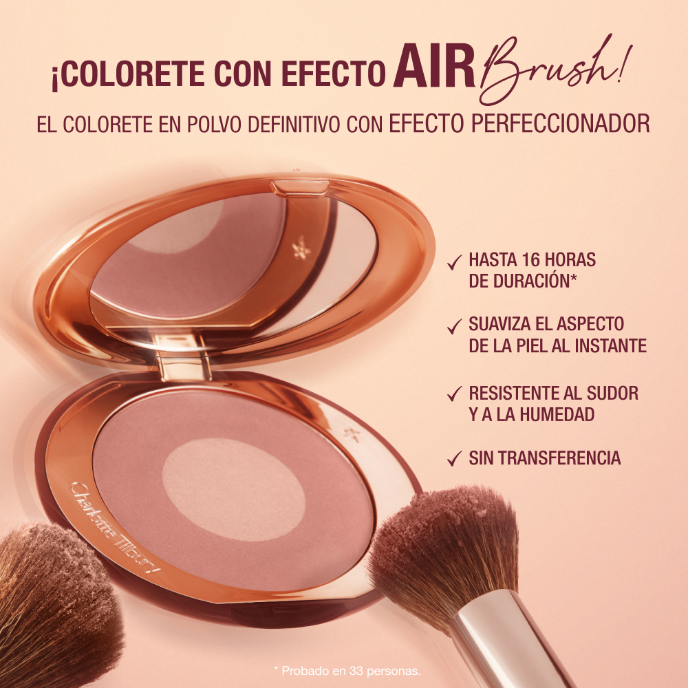 AIRbrush Blush Blur - Infographic Blush gets Airbrushed Swish + Pop 