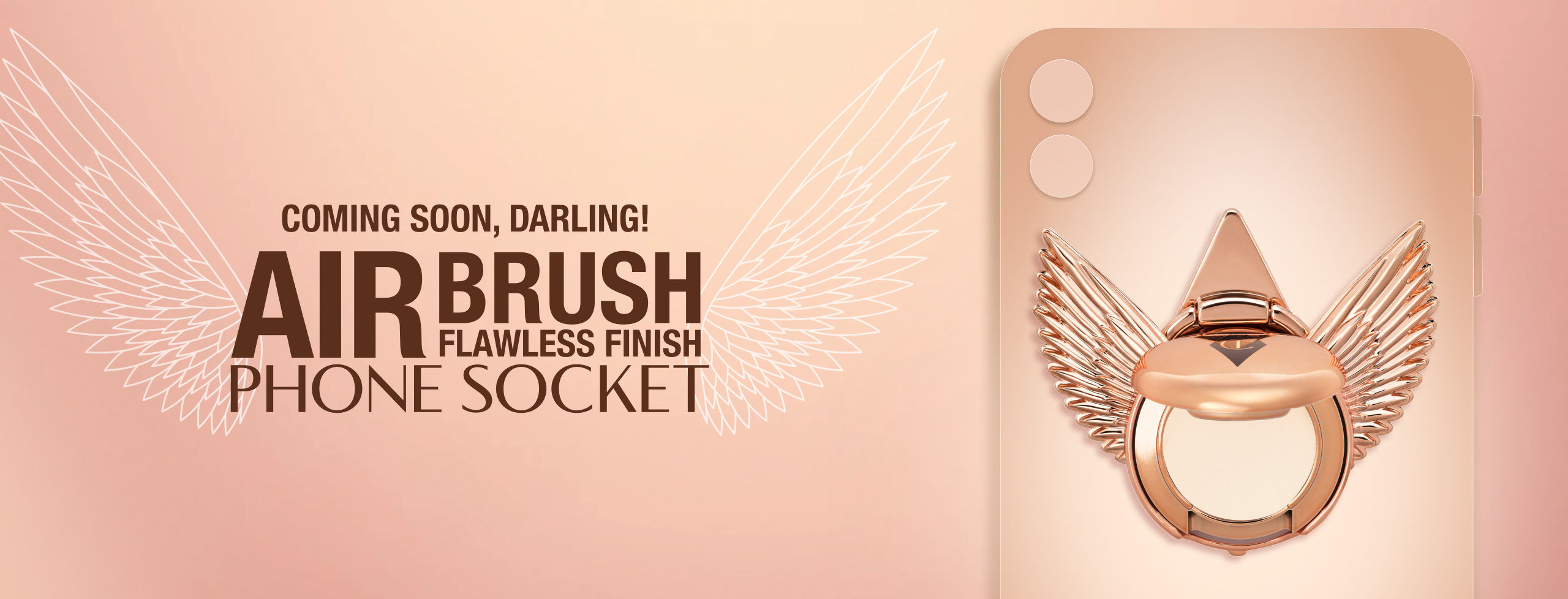 COMING SOON, DARLING! AIRBRUSH FLAWLESS FINISH PHONE SOCKET