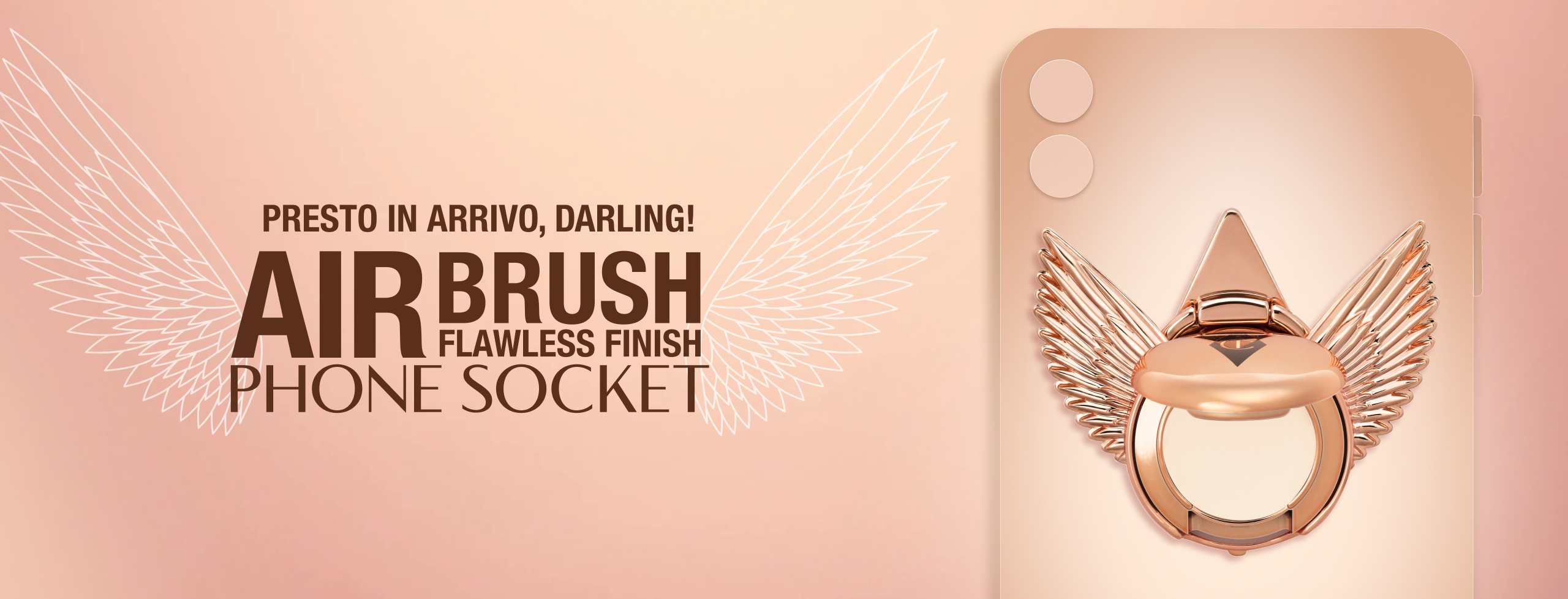 COMING SOON, DARLING! AIRBRUSH FLAWLESS FINISH PHONE SOCKET