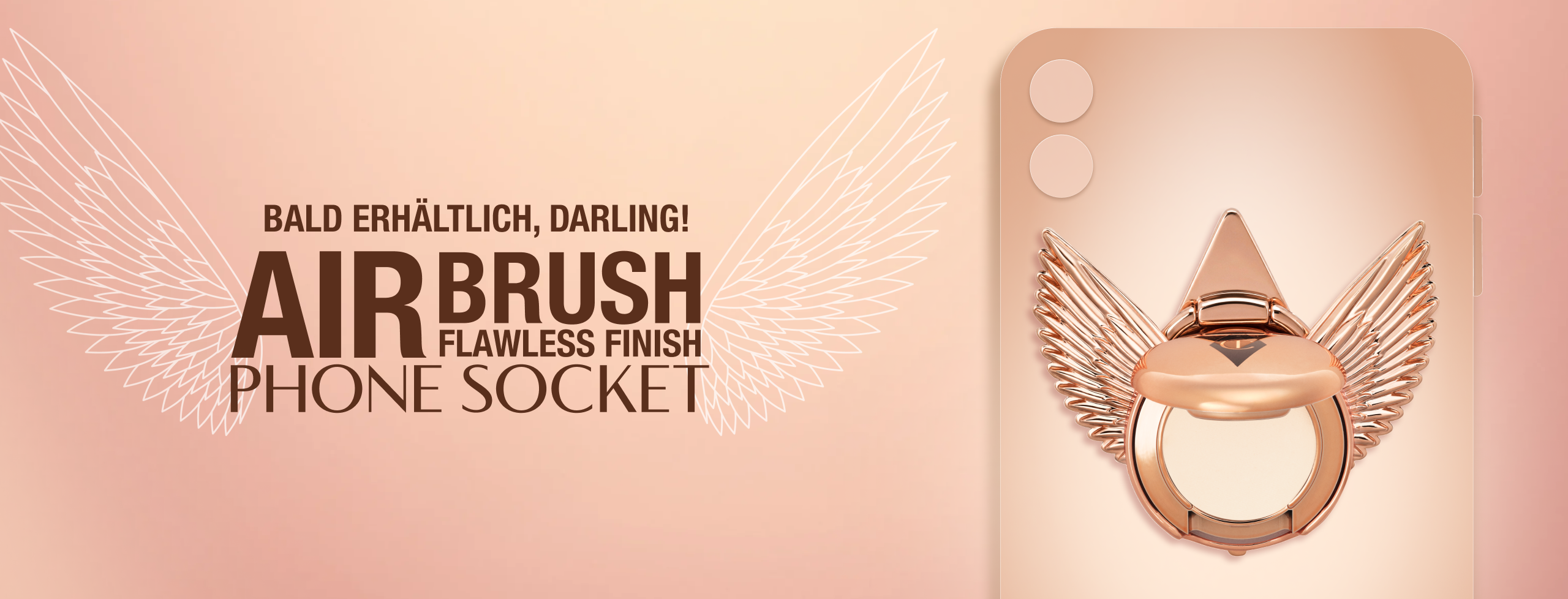 COMING SOON, DARLING! AIRBRUSH FLAWLESS FINISH PHONE SOCKET