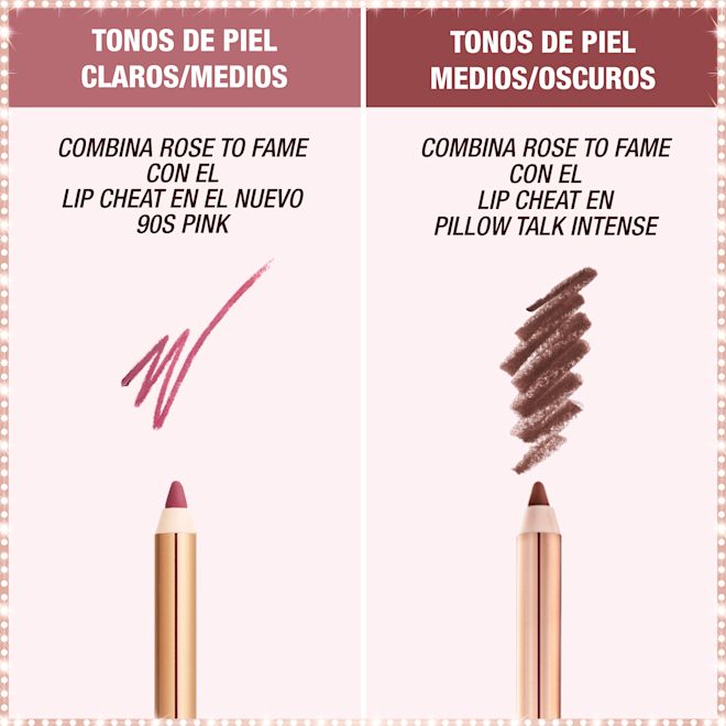 Barra de labios Rose to Fame: la combinación perfecta Barra de labios Rose to Fame: la combinación perfecta