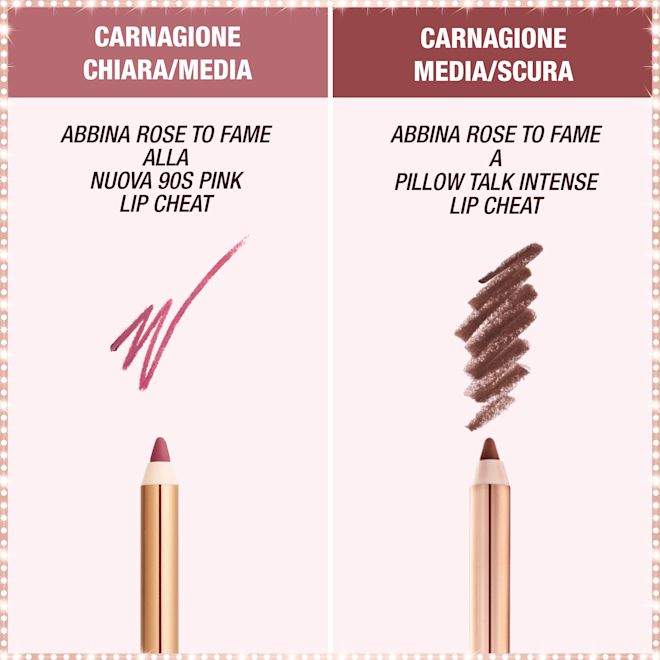 Rossetto Rose to Fame - abbinamento perfetto Rossetto Rose to Fame - abbinamento perfetto