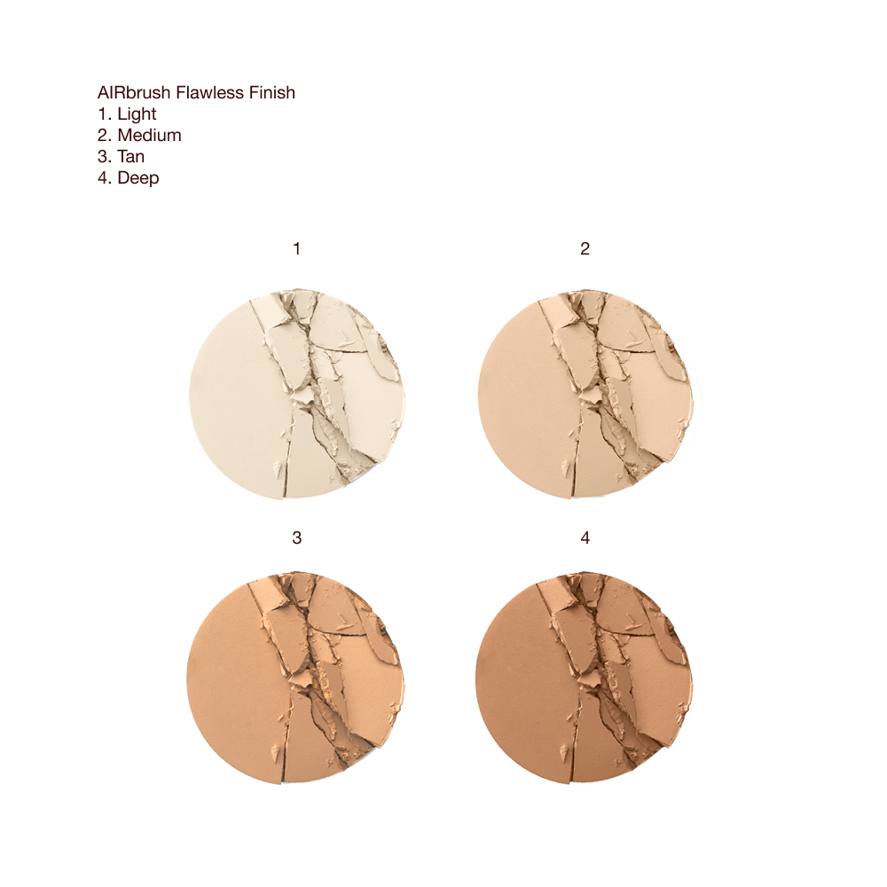 Airbrush powder - swatches