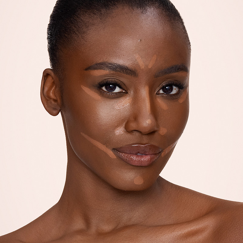 how to apply concealer swipe application technique