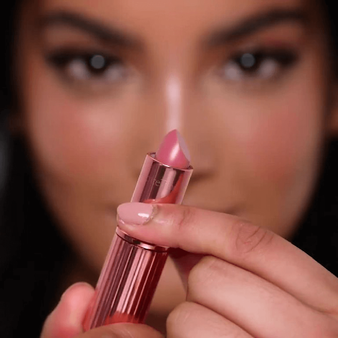 Icon Baby★グロス＆リップスティックCharlotte Tilbury Icon Baby: Satin-shine Nude-rose Pink Lipstick | Charlotte
