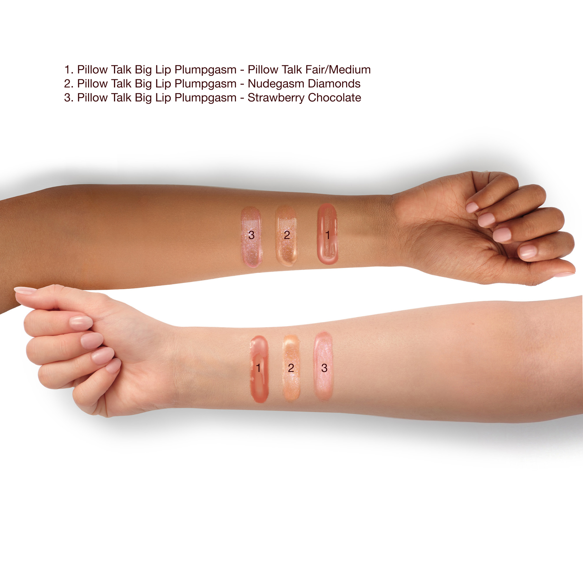 BIG LIP PLUMPGASM MINI TRIO ARM SWATCH