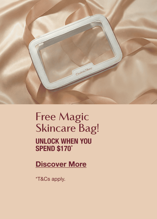 Free magic skincare bag! 