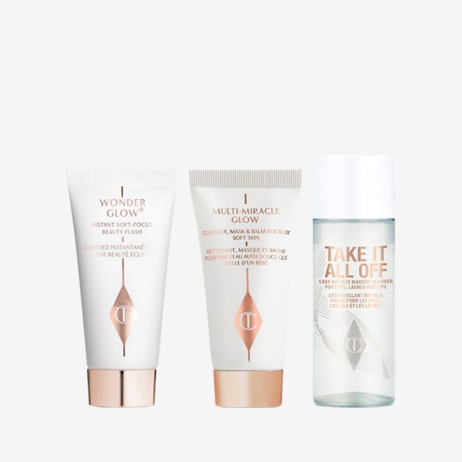 MINI CLEANSE & GLOW TRIO – VERPACKUNG MINI CLEANSE & GLOW TRIO – VERPACKUNG