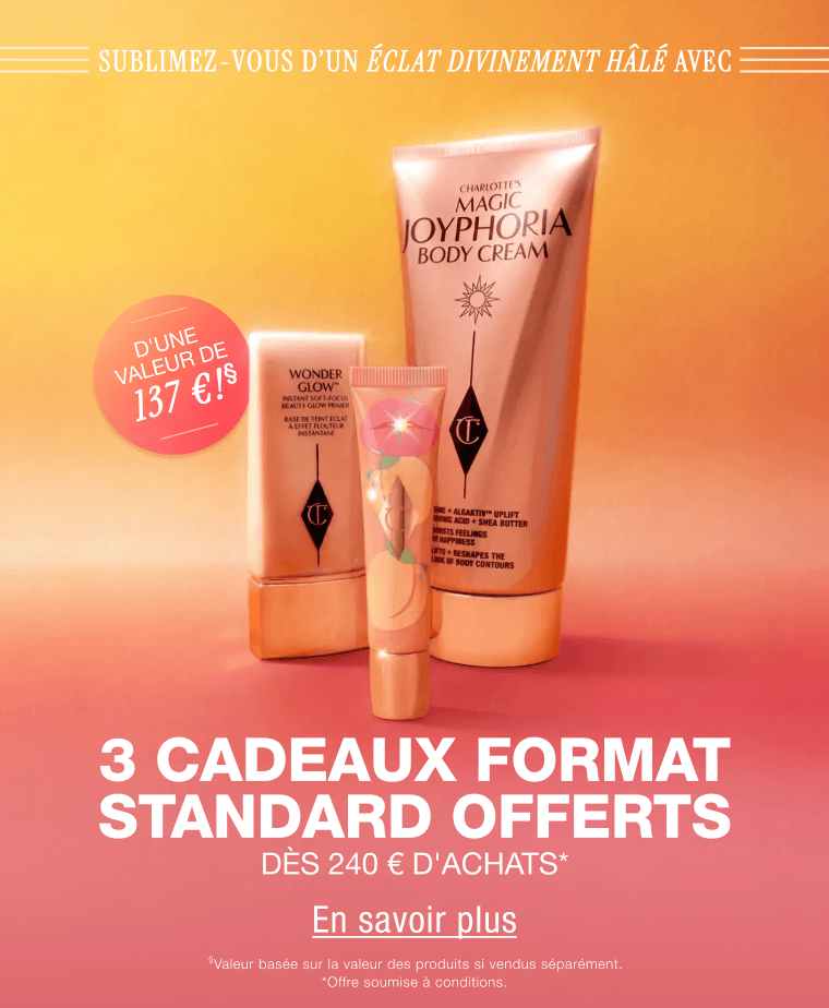 Sublimez-vous d'un éclat divinement hâlé avec 3 cadeaux format standard offerts