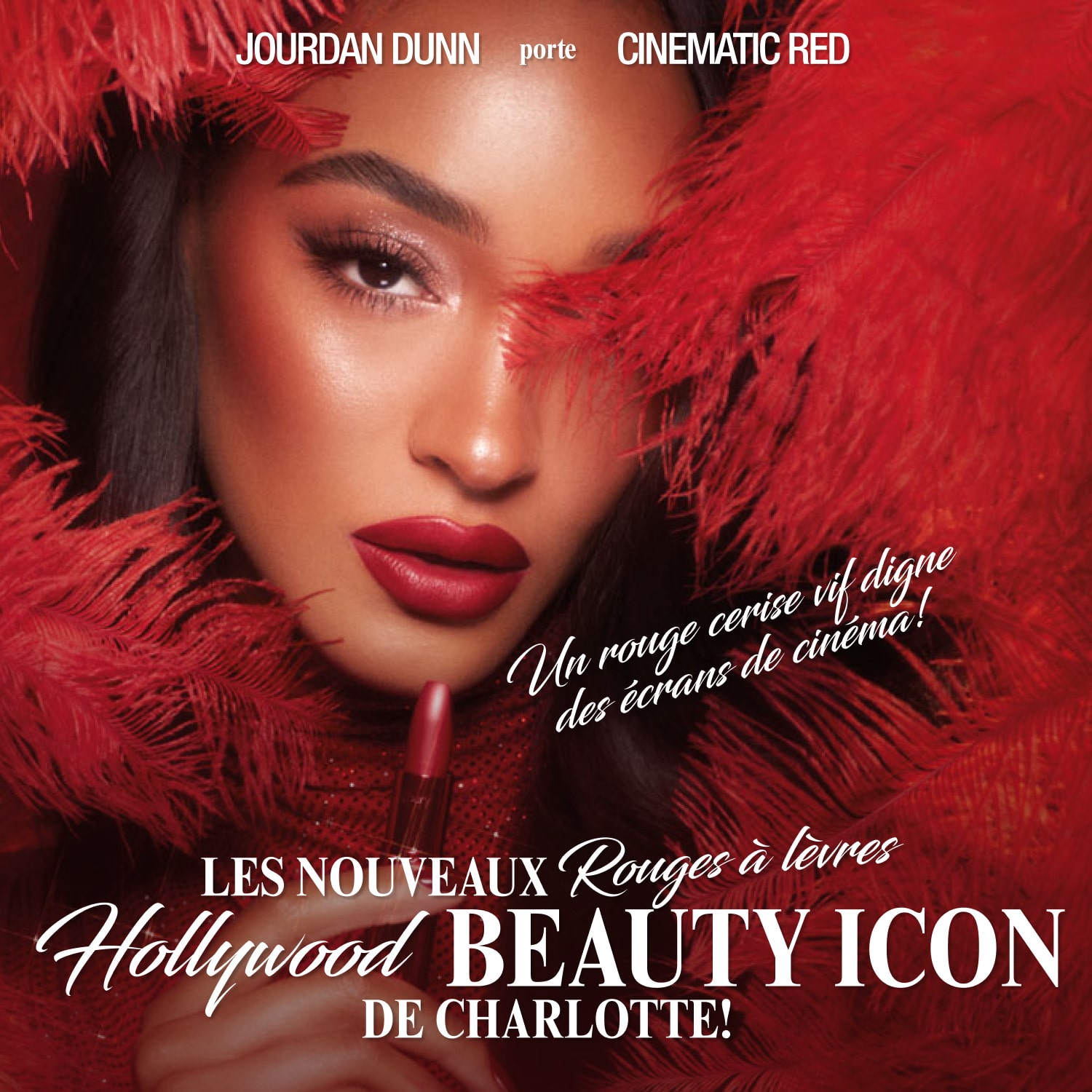 Jourdan Dunn portant Cinematic Red
