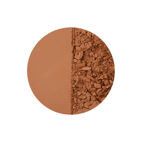 Swatch of tan-coloured bronzer.