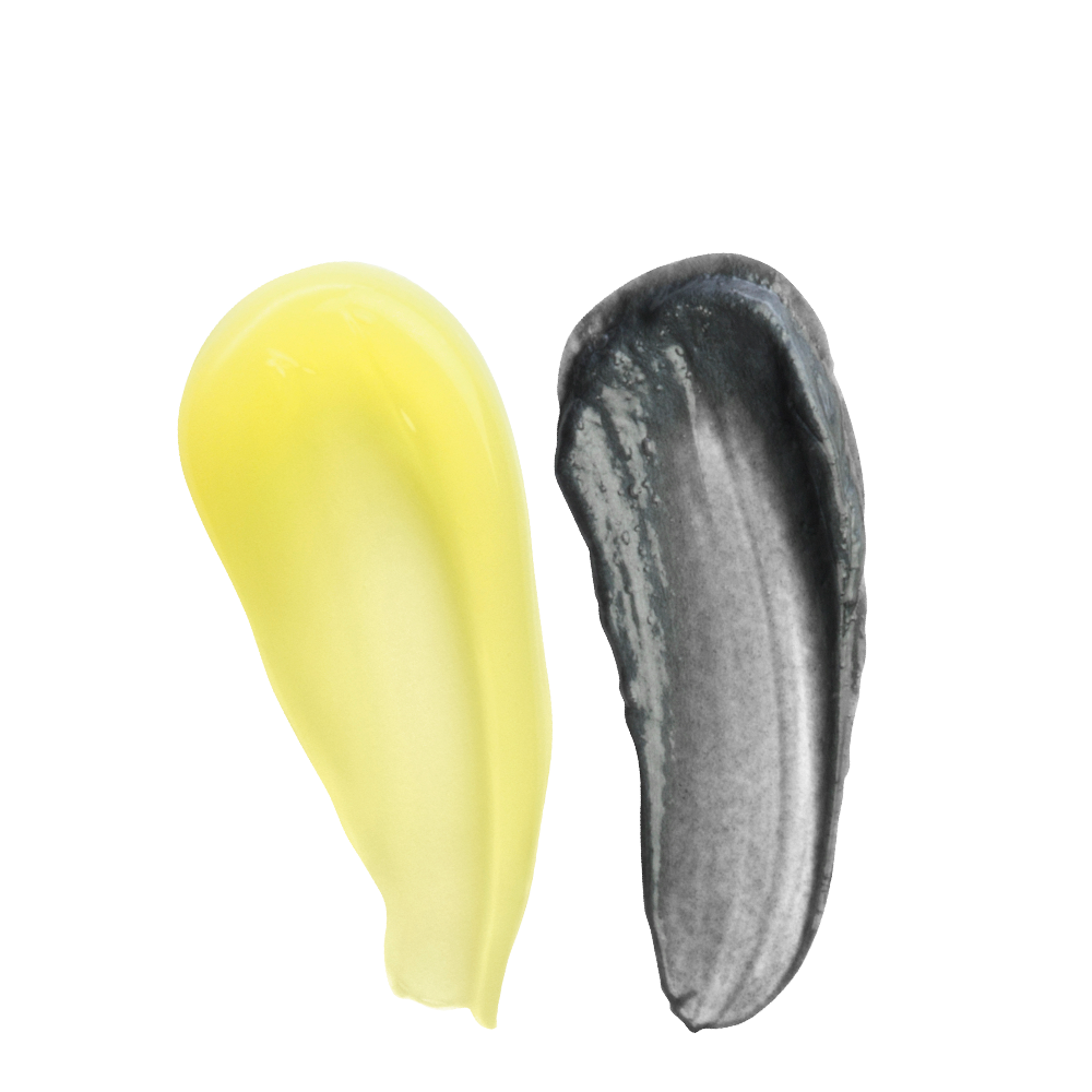 échantillon des formules de nettoyant aux agrumes et au charbon de bois