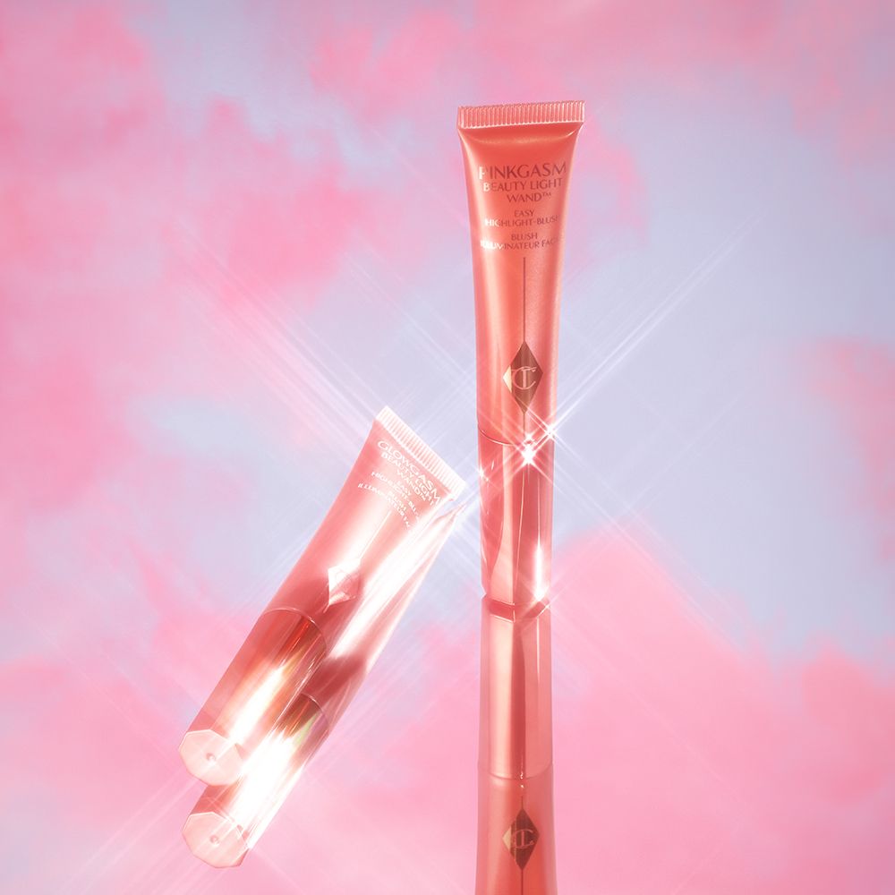 Charlotte's new beauty light wand shade inspired by pink skies, Pinkgasm Sunset