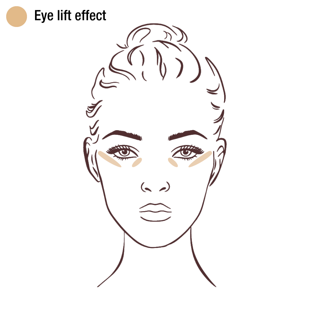 Beautiful Skin Concealer eye lift effect placement