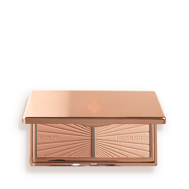 Mini Filmstar Bronze and Glow travel size highlight contour face palette