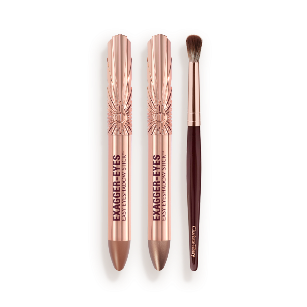 EXAGGER-EYES EASY EYESHADOW STICK + BLENDER BRUSH KIT packshot 