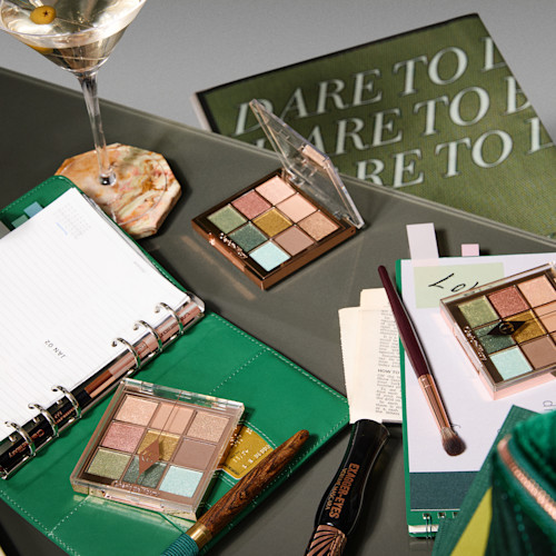 Palette di ombretti verdi Emerald Effect