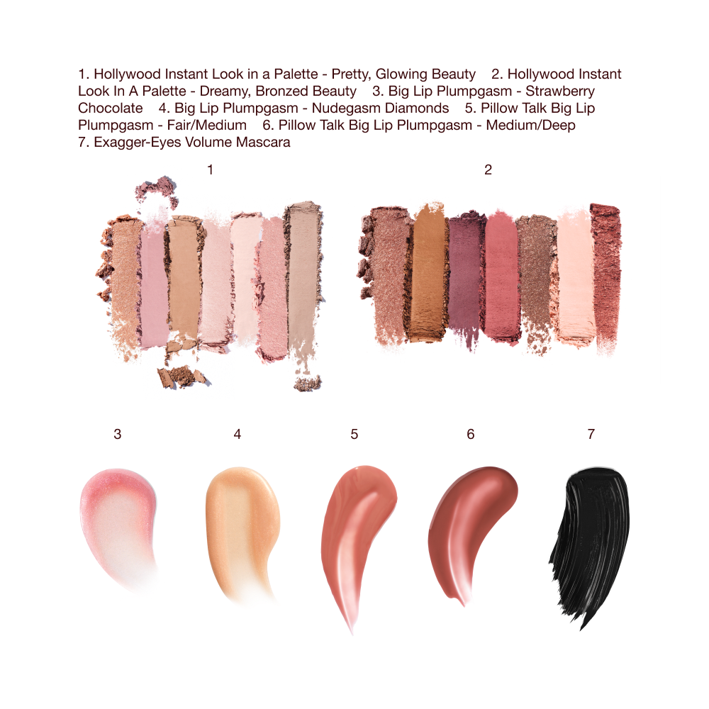 THE BEAUTY TRICKS OF THE STARS texture swatch