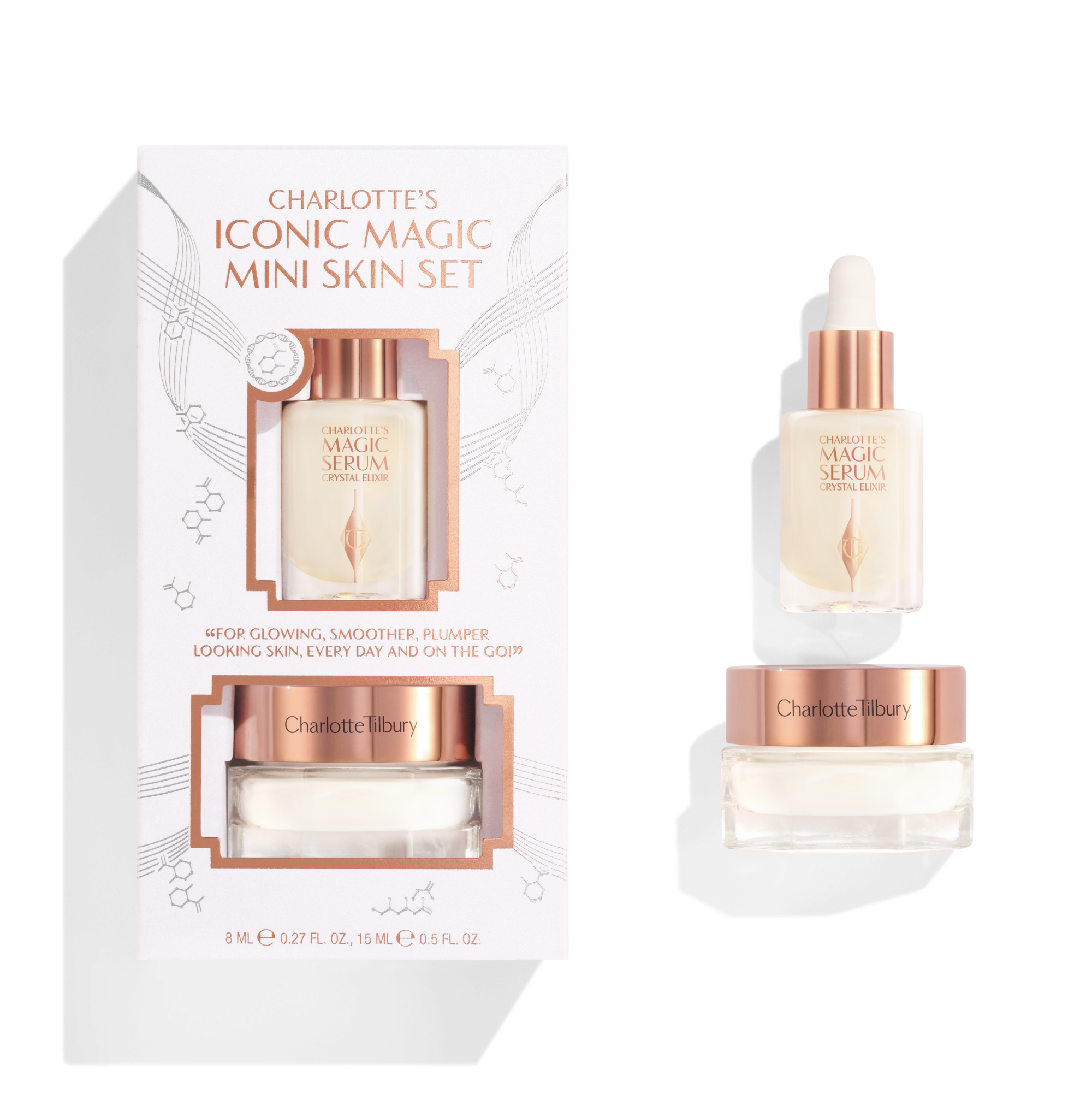 Magic Mini Skin Set: Travel-sized Moisturiser & Serum Gift | Charlotte ...