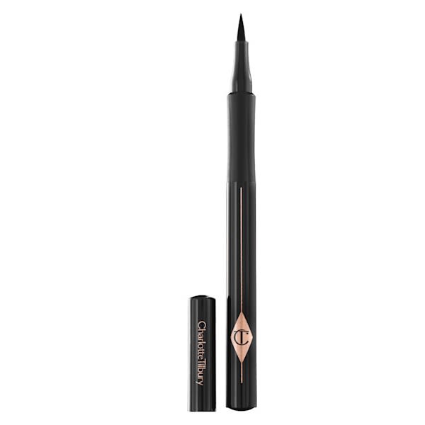 The Feline Flick liquid eyeliner with a precise pen tip perfect for winged eyeliner