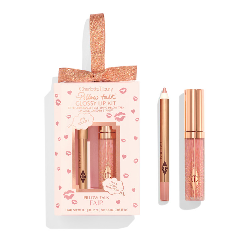 Pillow Talk Mini Glossy Lips Duo mini makeup gift