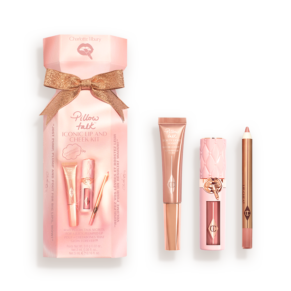 Pillow Talk Iconic Lip + Cheek Kit: Pink Makeup Gift Set | Charlotte Tilbury