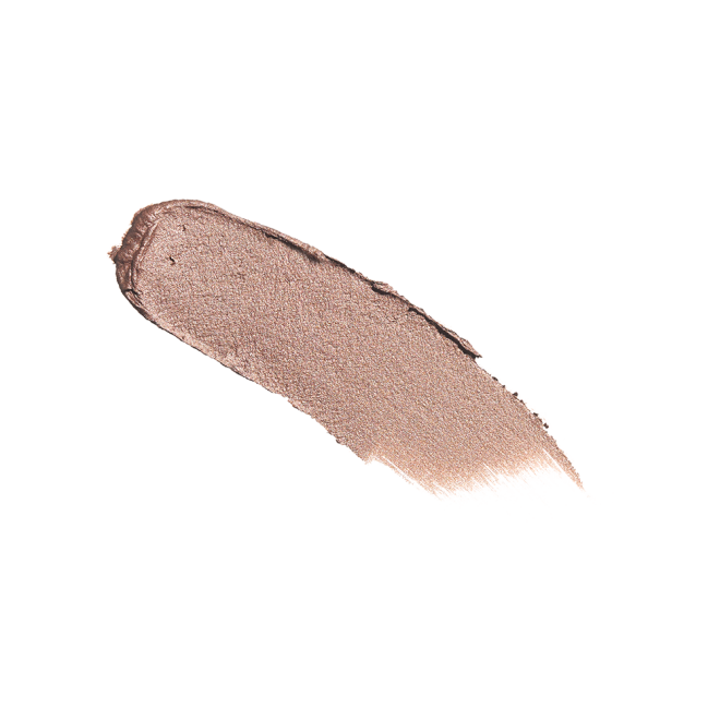 Swatch of a cream eyeshadow in an antique oyster-gold shade. 