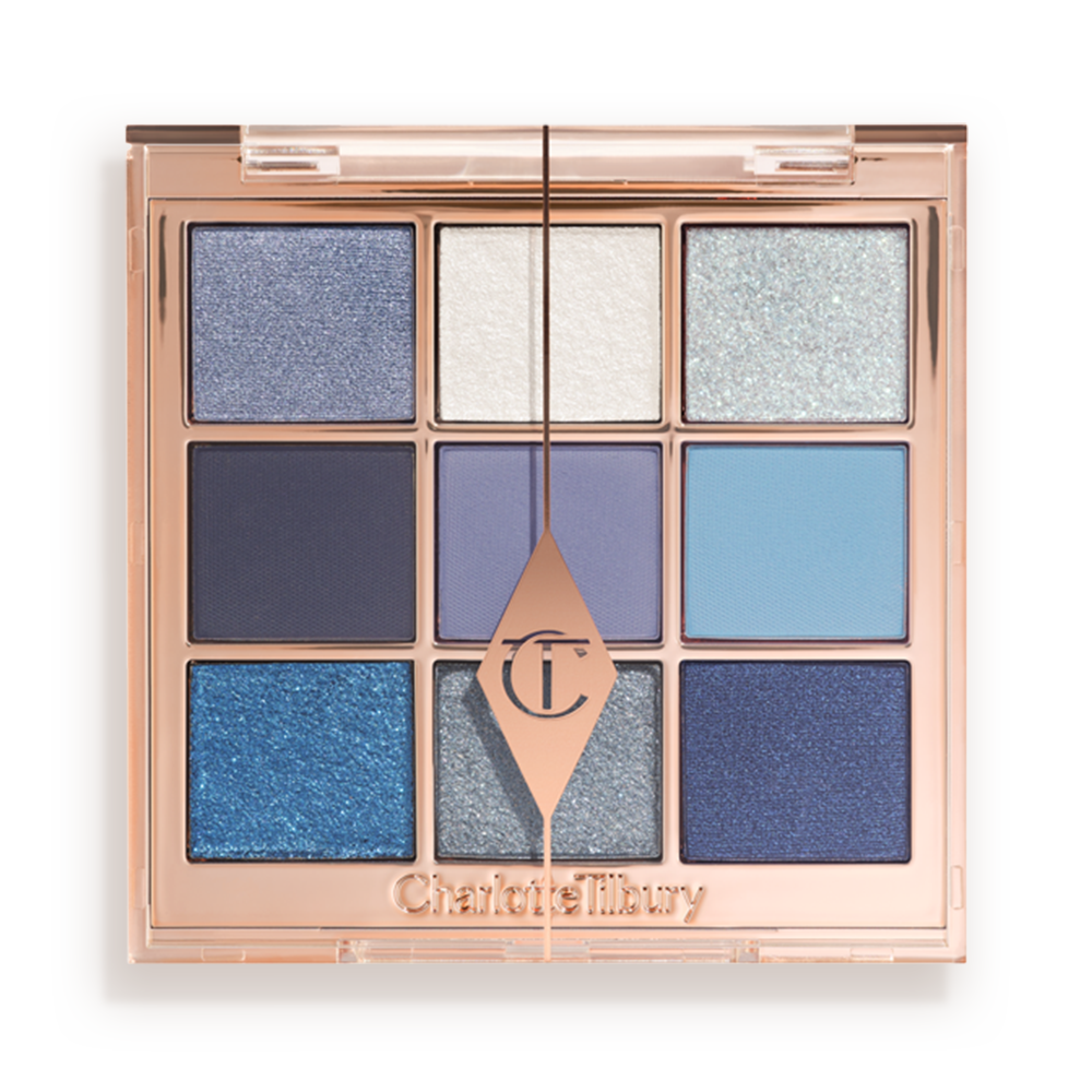 Charlotte&#x27;s Palette of Beautifying Eye Trends: Limited-Edition Blue Eyeshadow Palette