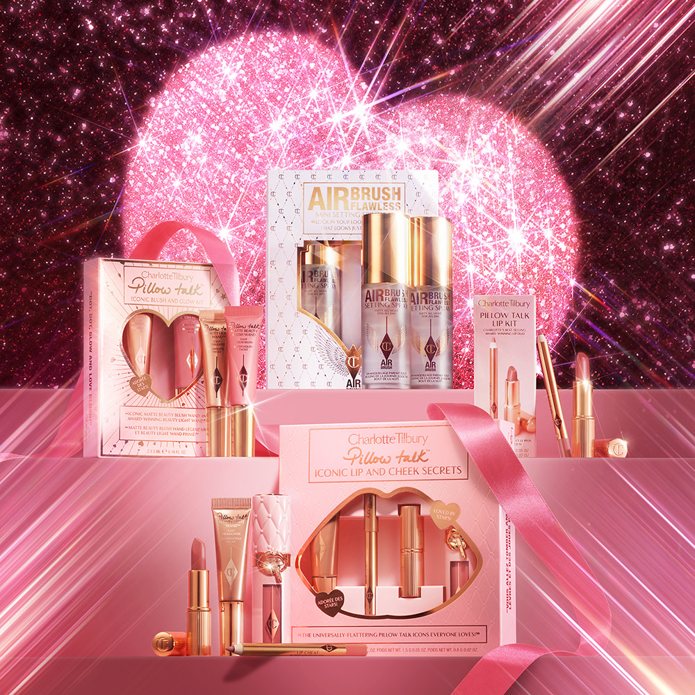 Mini makeup gifts from the Charlotte Tilbury Beauty Holiday collection