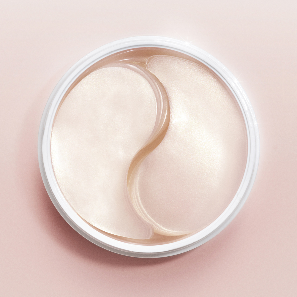 Open jar of Immediate Eye Revival Patches with 30 pairs of eye patches