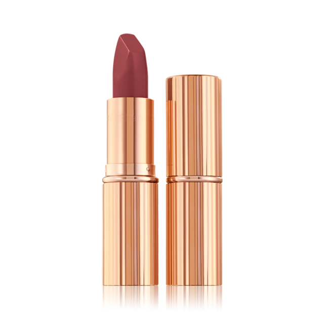 Matte Revolution Lipstick in berry-rose shade Pillow Talk Medium