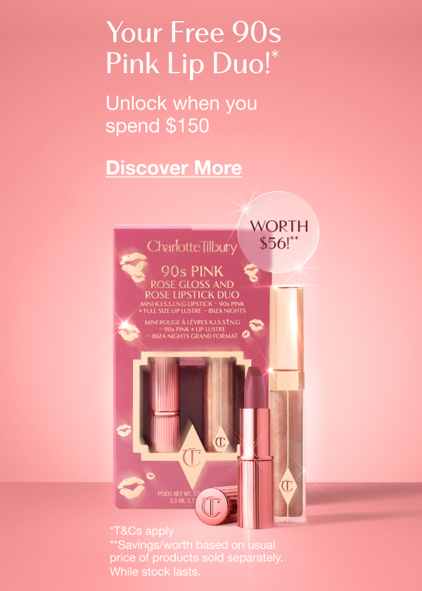 Your Free 90s Pink Lip Duo!*