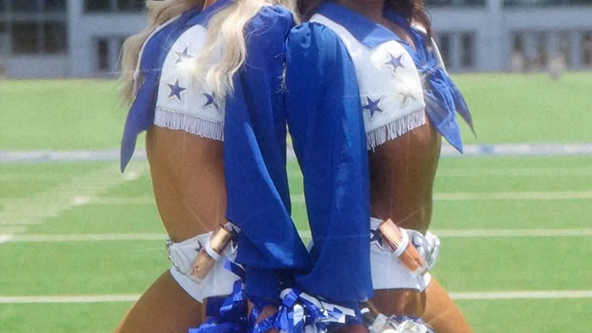 Image for Charlotte Tilbury and Dallas Cowboys Cheerleaders and Netflix collaboration