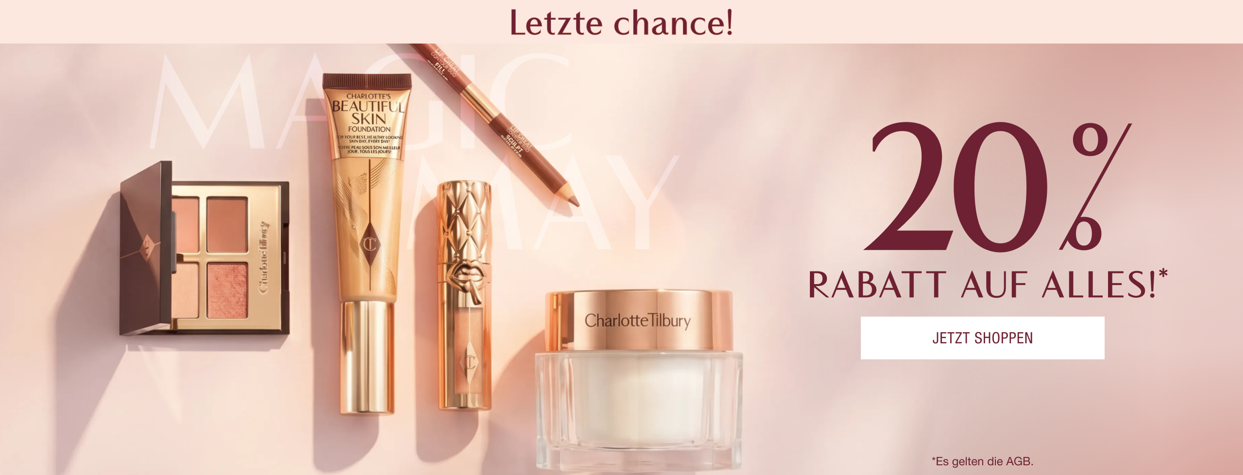 20 % Rabatt auf alles!*