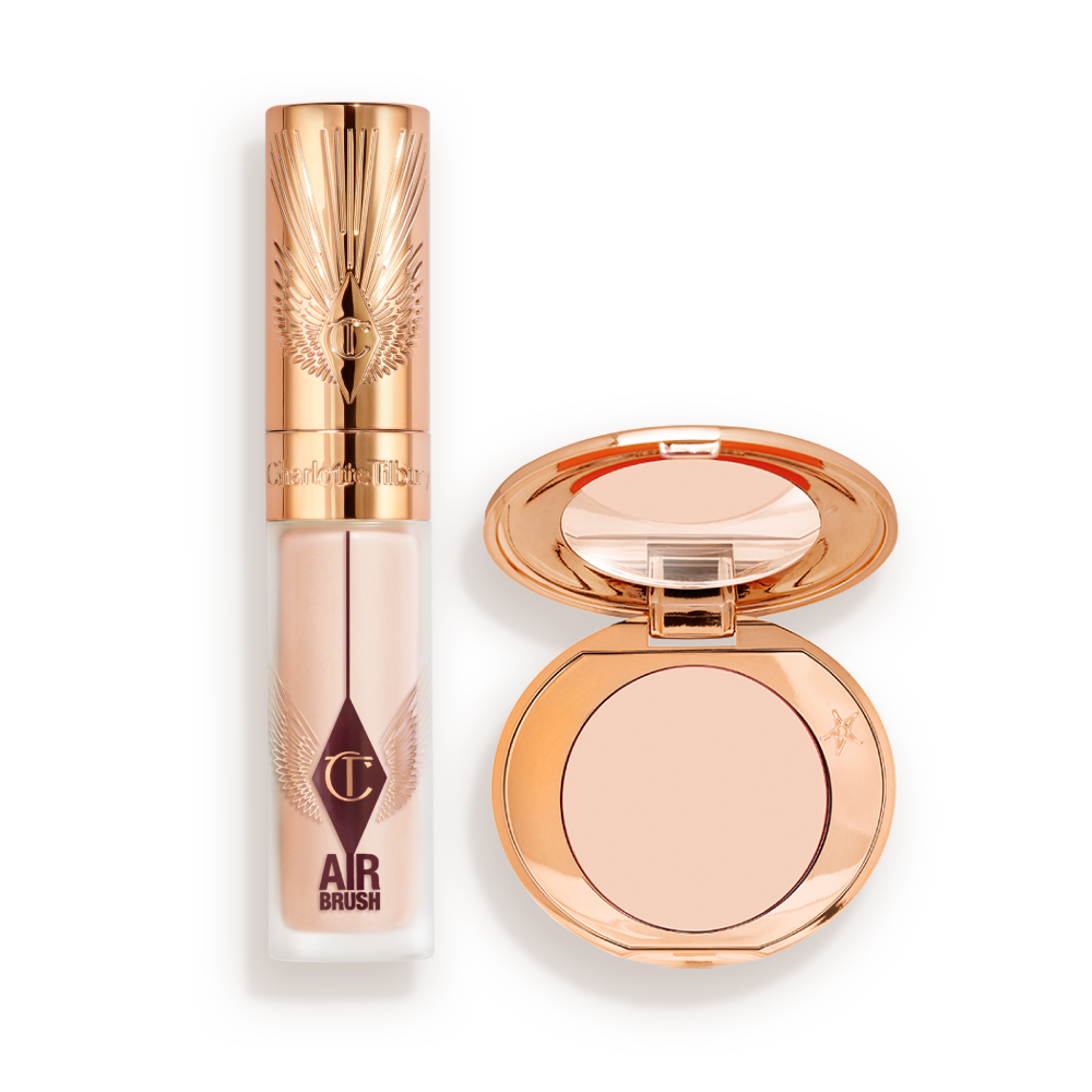 Airbrush Conceal + Colour-correct Duo: Concealer + Magic Vanish 1