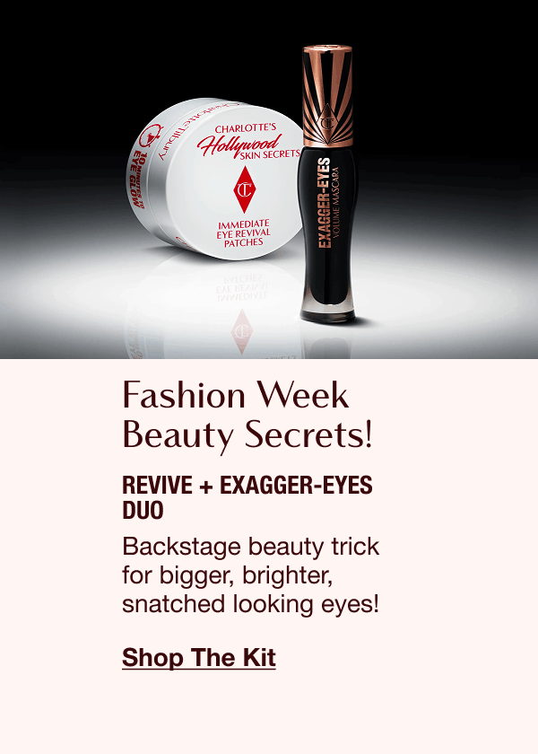 REVIVE + EXAGGER-EYES DUO Backstage beauty trick for bigger, brighter, snatched looking eyes!