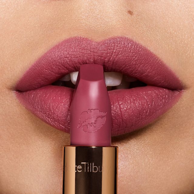 Secret Salma plum pink bold lipstick