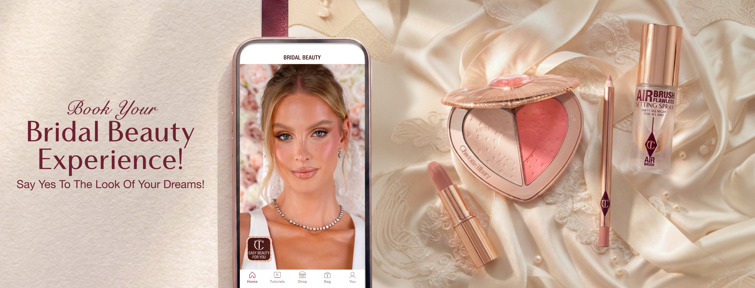 BOOK A BRIDAL BEAUTY EXPERT AT HOME!