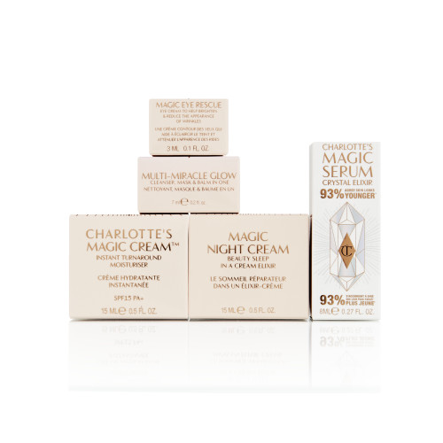 Face creams, cleansing balms, and facial serum packaging boxes in neutral colours with a sleek and elegant appearance.