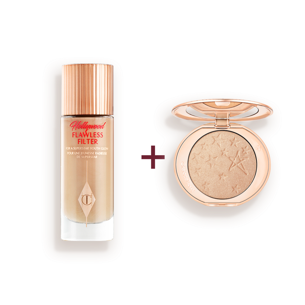 Hollywood Flawless Filter & Glow Glide Highlighter Duo: 50% Off | Charlotte Tilbury