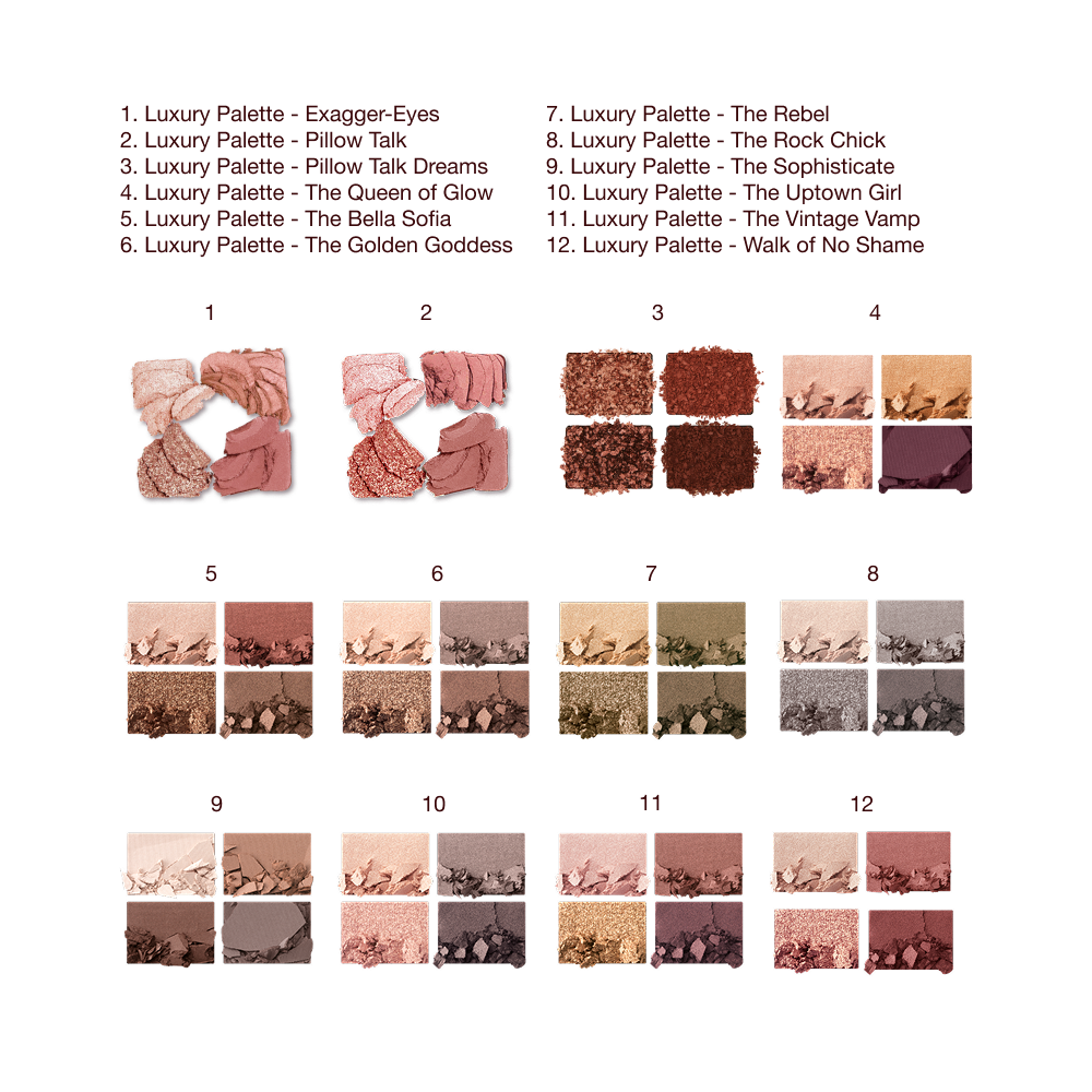 LUX PAL TEXTURE SWATCHES