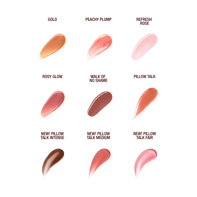 Collagen Lip Bath swatches