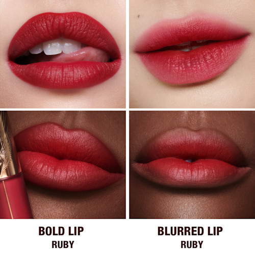 Ruby Ru Lipstick Red Matte Liquid Lipstick: Airbrush Flawless Lip Blur In Ruby ...