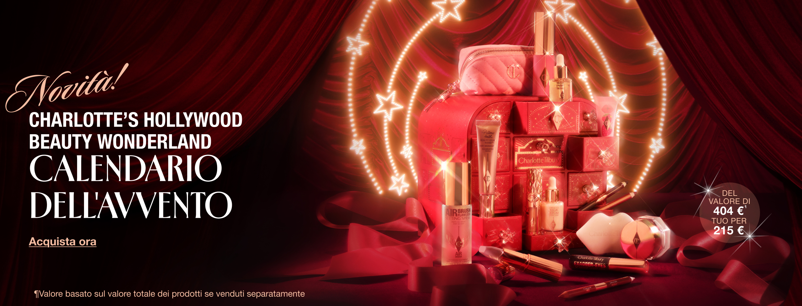 NOVITÀ! CHARLOTTE’S HOLLYWOOD BEAUTY WONDERLAND CALENDARIO DELL'AVVENTO