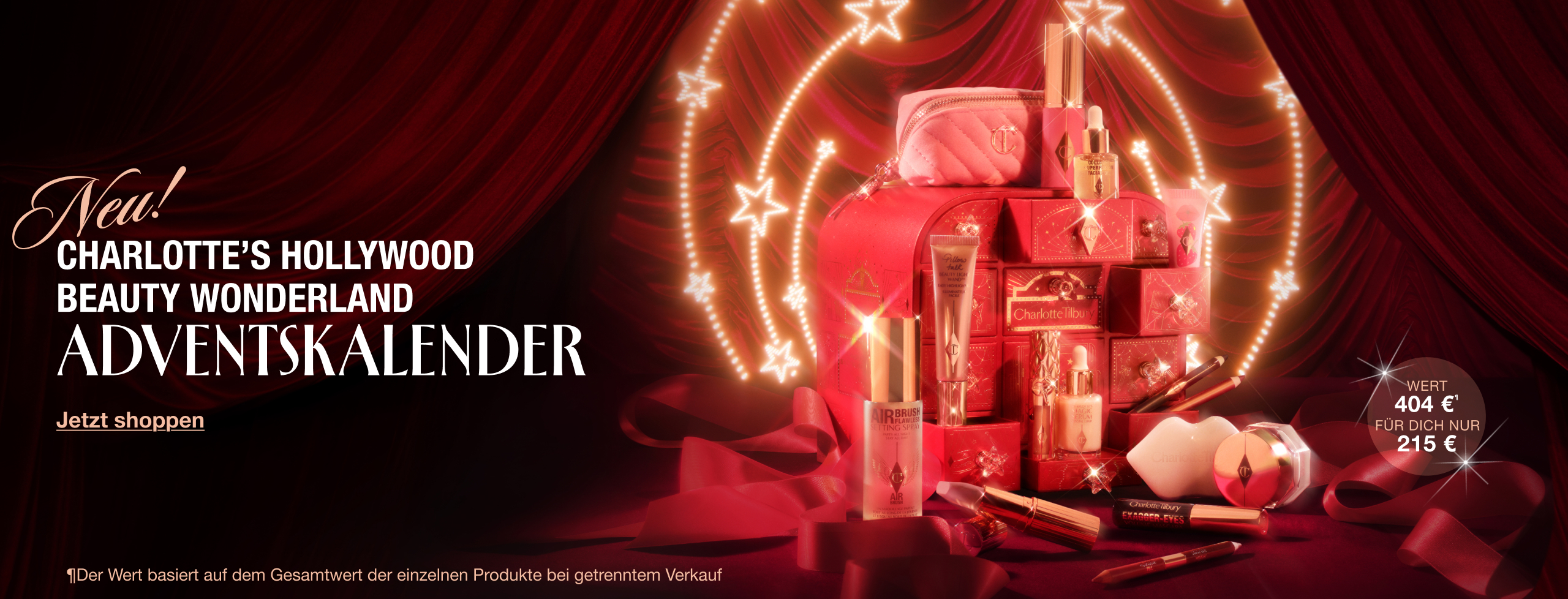 NEU! CHARLOTTE’S HOLLYWOOD BEAUTY WONDERLAND ADVENTSKALENDER