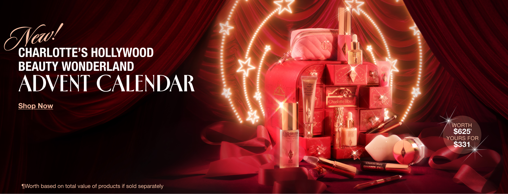 NEW! CHARLOTTE’S HOLLYWOOD BEAUTY WONDERLAND ADVENT CALENDAR