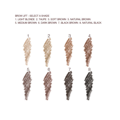 Brow Lift Swatches Per Shade