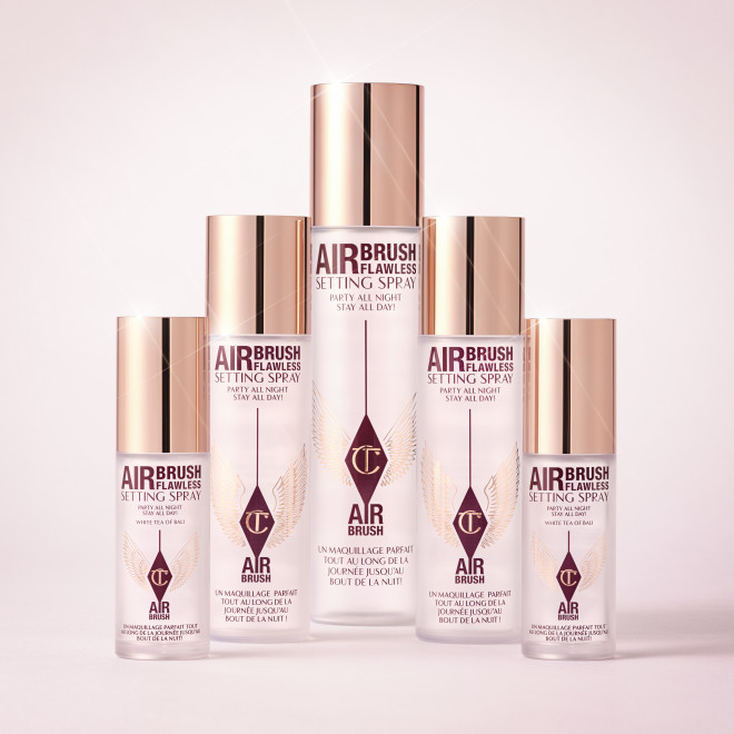 Airbrush Flawless Setting Spray for setting beach makeup in place