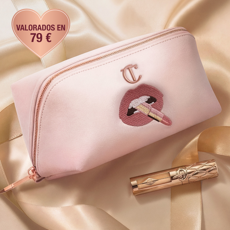 Big Lip Plumpgasm in Nudegasm Diamonds + a Pillow Talk Makeup Bag 